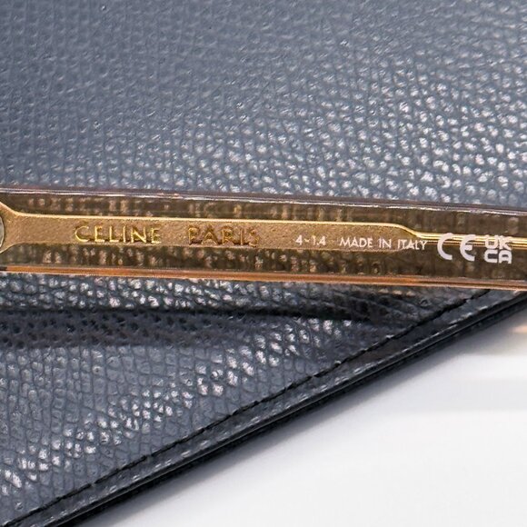 NEW CELINE CL50144U 045 SQUARE BEIGE EYEGLASSES UNISEX CELINE - Picture 9 of 10